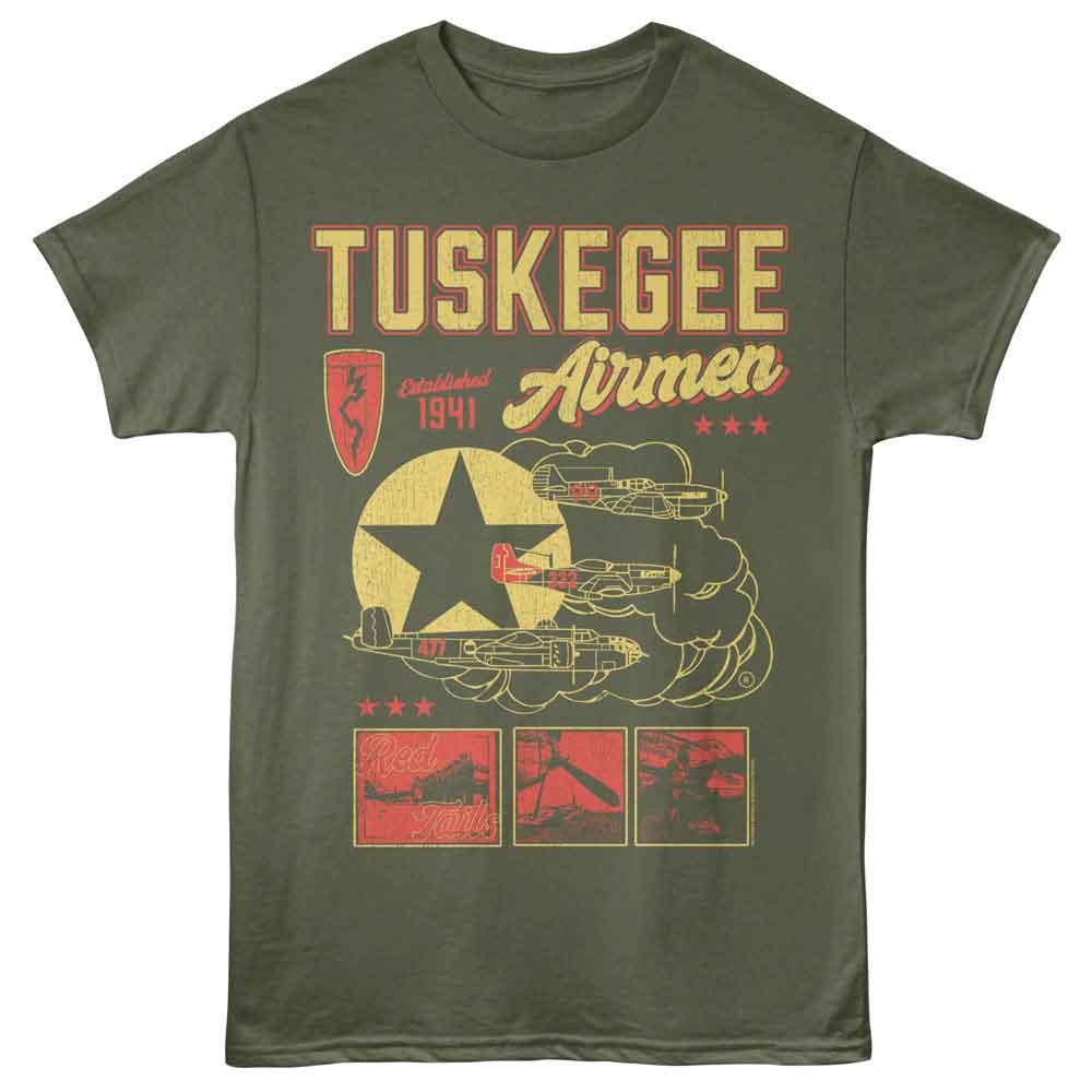 Tuskegee Airmen - Graphic Collage T-Shirt