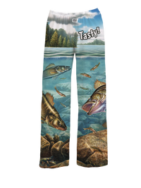 Thumbnail for BRIEF INSANITY Walleye, Tasty! Pajama Lounge Pants