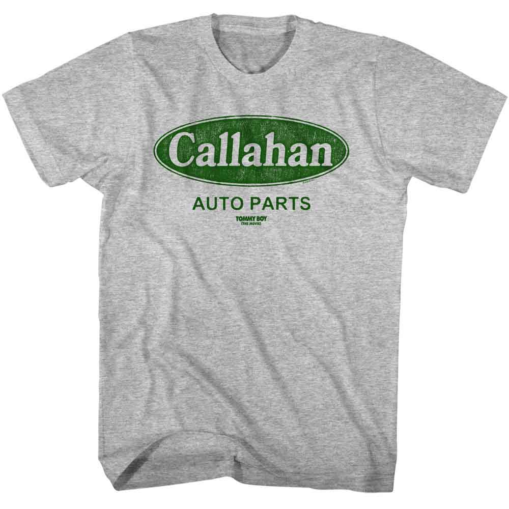 TOMMY BOY-TOMMY BOY CALLAHAN LOGO-GRAY HEATHER ADULT S/S TSHIRT