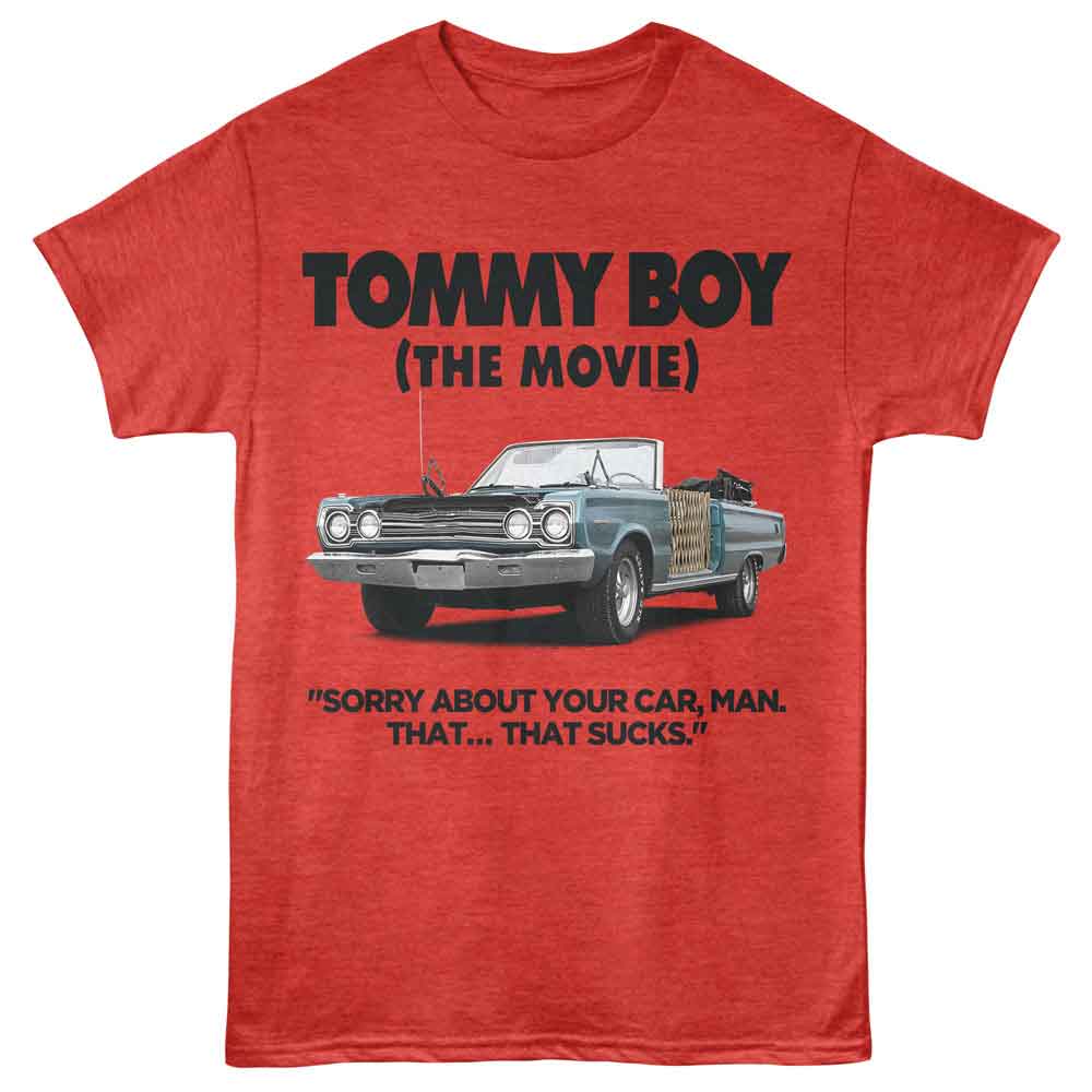 TOMMY BOY-TOMMY BOY THAT SUCKS-RED HEATHER ADULT S/S TSHIRT