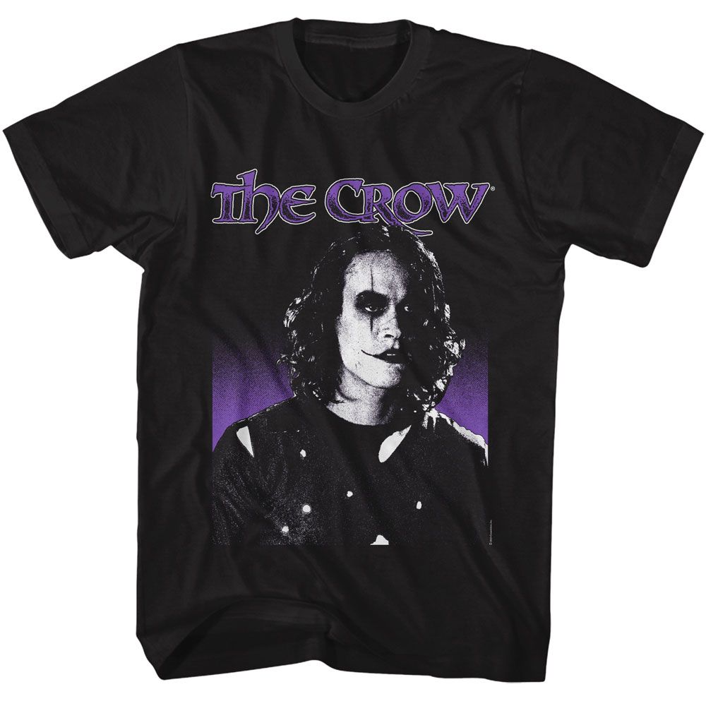 THE CROW-THE CROW LOGO AND DRAVEN-BLACK ADULT S/S TSHIRT