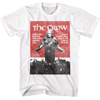 Thumbnail for THE CROW-THE CROW VINTAGE POSTER-WHITE ADULT S/S TSHIRT
