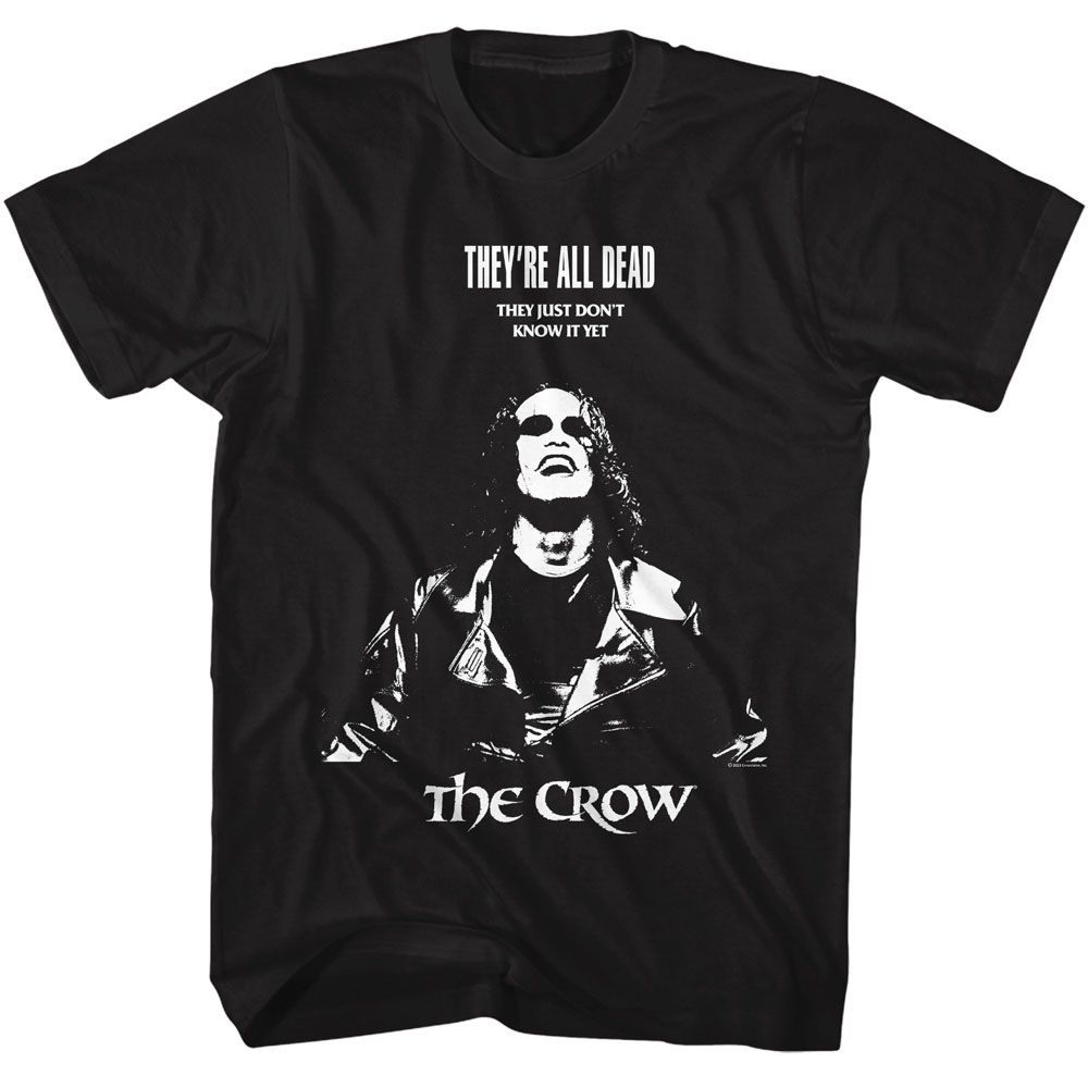 THE CROW-THE CROW THEYRE ALL DEAD-BLACK ADULT S/S TSHIRT