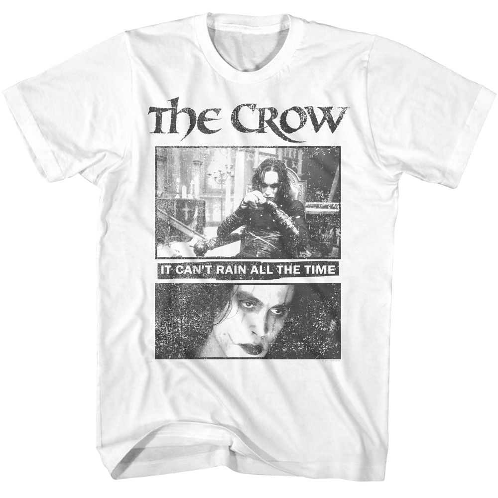 THE CROW-THE CROW SQUARES-WHITE ADULT S/S TSHIRT