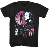 Thumbnail for THE CROW-THE CROW GRADIENT COLLAGE-BLACK ADULT S/S TSHIRT