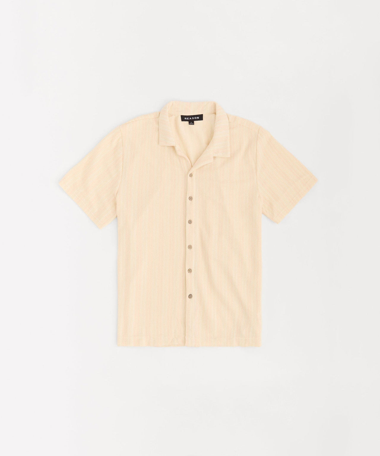 Jacquard Knit Shirt - Cream