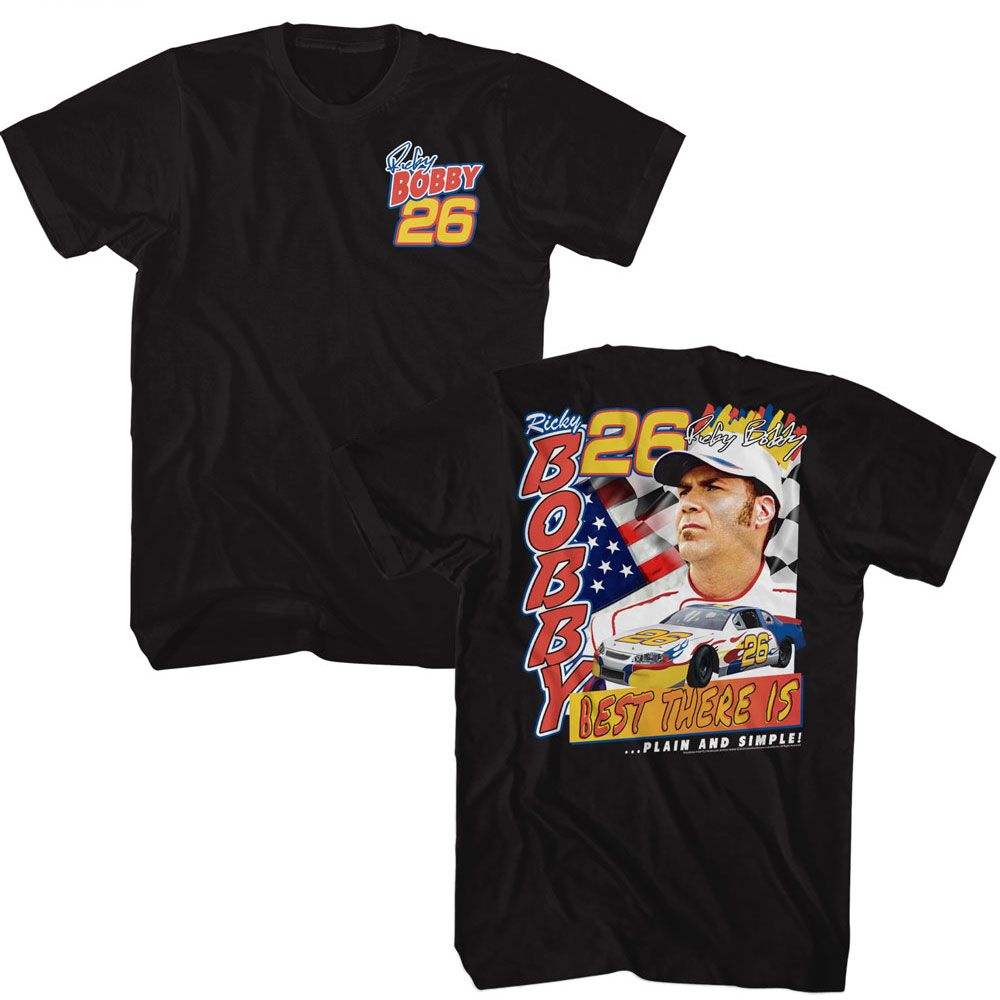 TALLADEGA NIGHTS-TALLADEGA NIGHTS BEST THERE IS-BLACK ADULT S/S TSHIRT