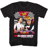 Thumbnail for TALLADEGA NIGHTS-TALLADEGA NIGHTS RICKY COLLAGE-BLACK ADULT S/S TSHIRT