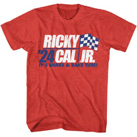 Thumbnail for TALLADEGA NIGHTS-TALLADEGA NIGHTS BOBBY CAL JR 24-RED HEATHER ADULT S/S TSHIRT