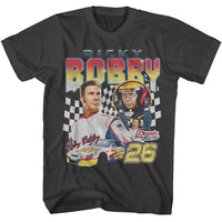 Thumbnail for TALLADEGA NIGHTS-TALLADEGA NIGHTS THREE PHOTO RACING-SMOKE ADULT S/S TSHIRT