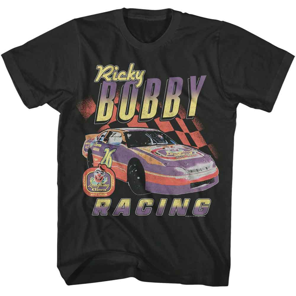 TALLADEGA NIGHTS-TALLADEGA NIGHTS LAUGHING CLOWN RACING-SMOKE ADULT S/S TSHIRT