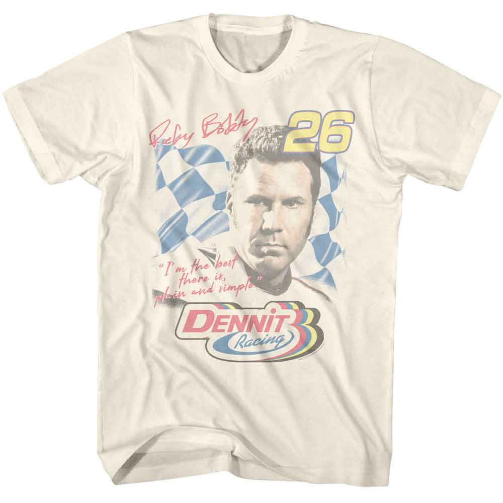 TALLADEGA NIGHTS-TALLADEGA NIGHTS BEST THERE IS QUOTE-NATURAL ADULT S/S TSHIRT