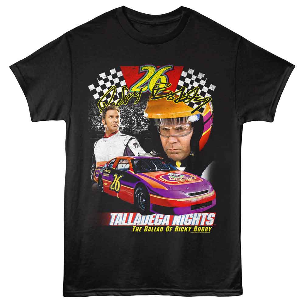 Talladega Nights - Laughing Clown Collage T-Shirt
