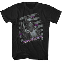 Thumbnail for TERMINATOR-PURPLE-BLACK ADULT S/S TSHIRT