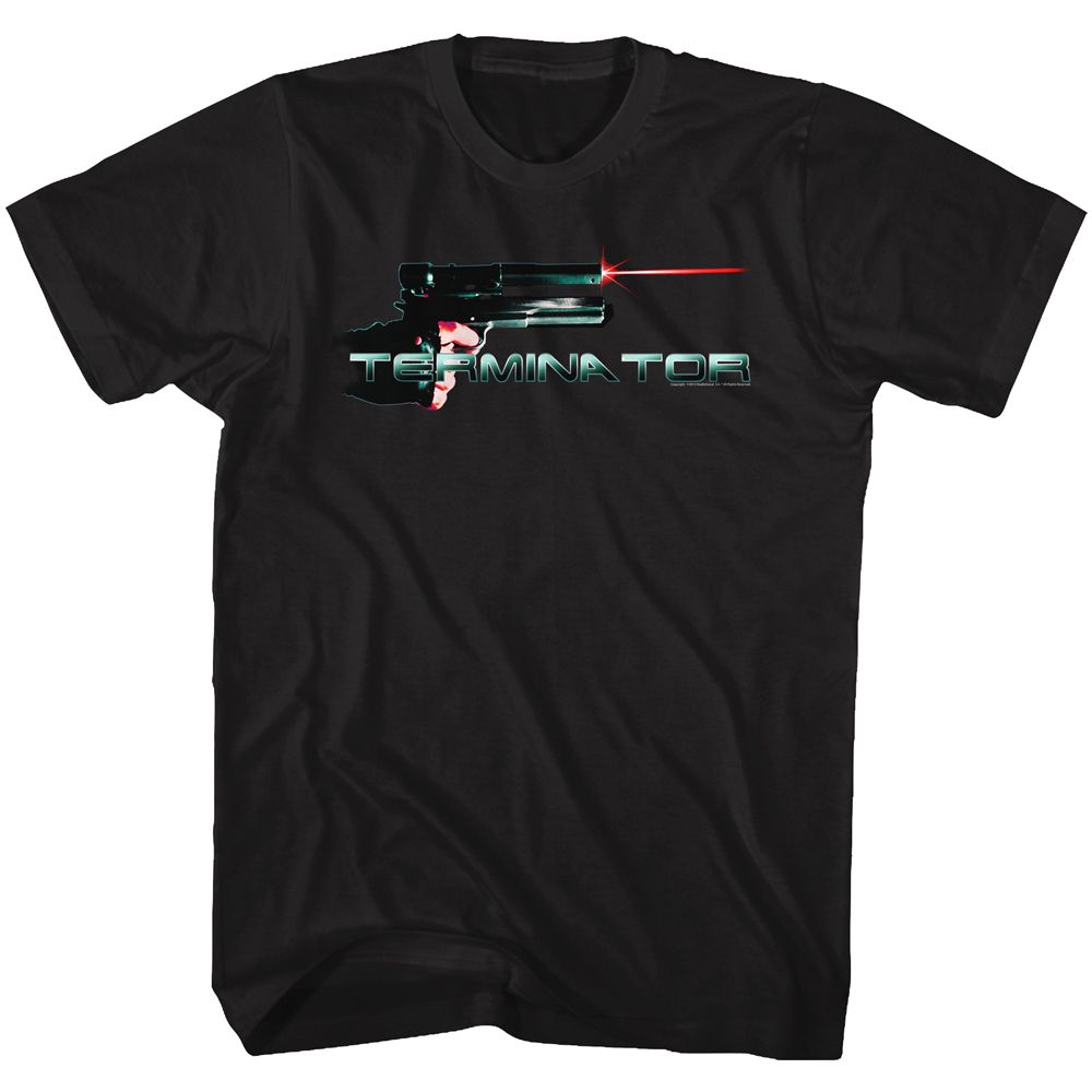 TERMINATOR-BLAM-BLACK ADULT S/S TSHIRT
