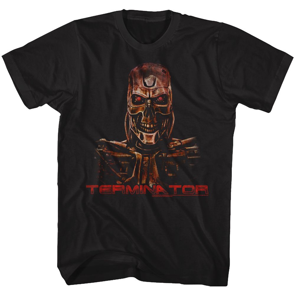 TERMINATOR-CODE RED-BLACK ADULT S/S TSHIRT