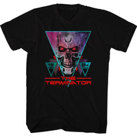 Thumbnail for TERMINATOR-SPACE FACE-BLACK ADULT S/S TSHIRT