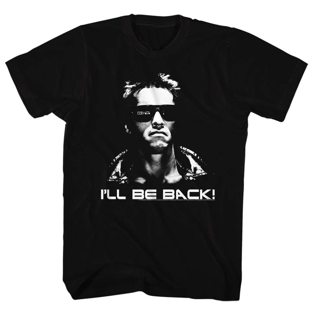 TERMINATOR-ILL BE BACK-BLACK ADULT S/S TSHIRT