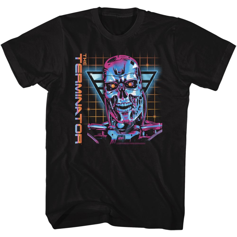 TERMINATOR-SO VERY 80S-BLACK ADULT S/S TSHIRT