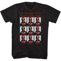 Thumbnail for TERMINATOR-EXPRESSIONS-BLACK ADULT S/S TSHIRT