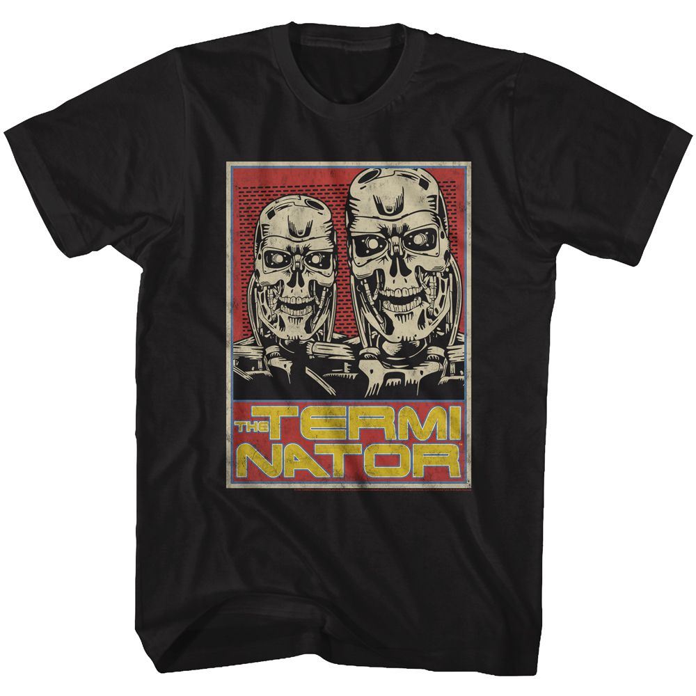 TERMINATOR-T800S-BLACK ADULT S/S TSHIRT