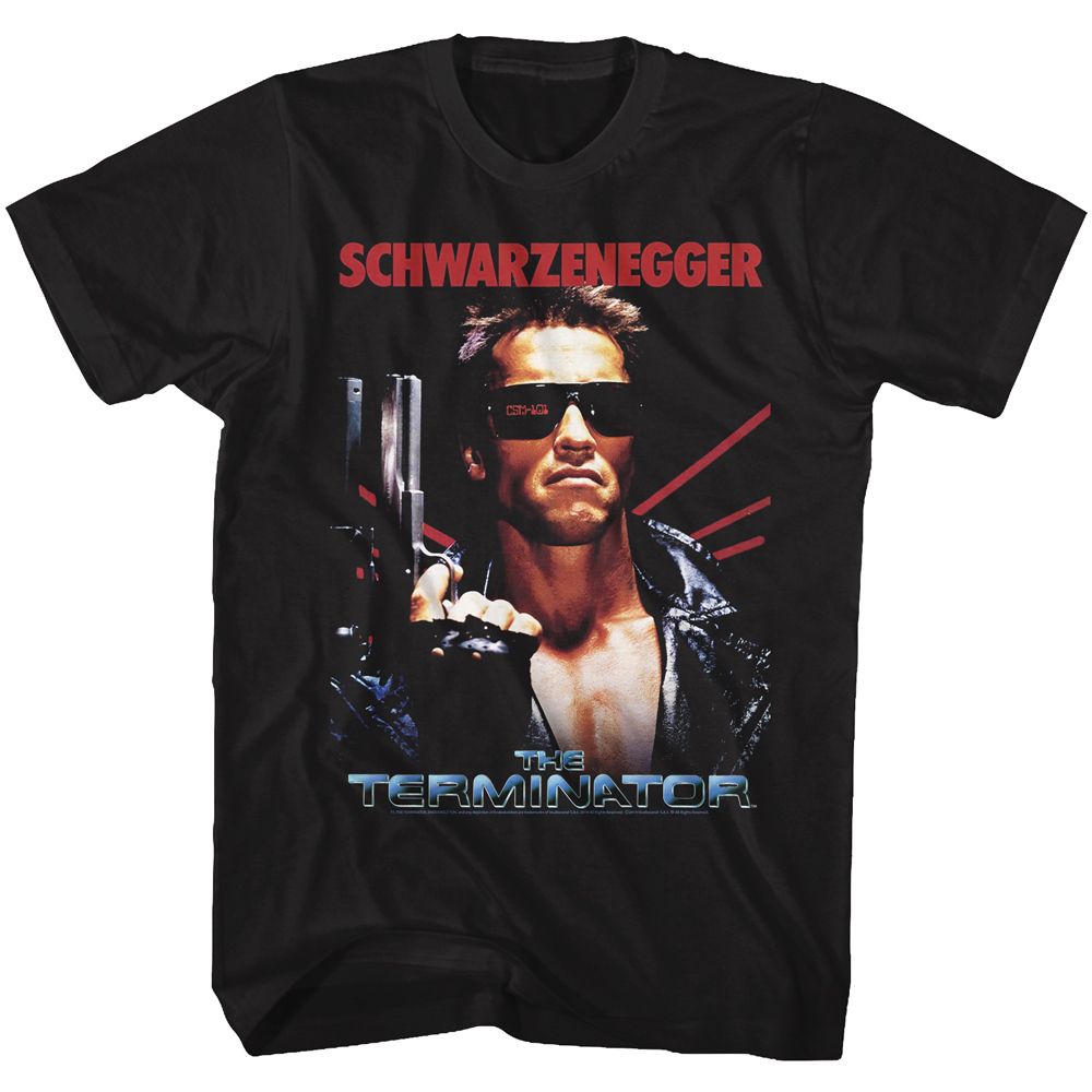 TERMINATOR-THE NAME-BLACK ADULT S/S TSHIRT