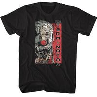 Thumbnail for TERMINATOR-COMIC ILLUSTRATION-BLACK ADULT S/S TSHIRT