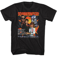 Thumbnail for TERMINATOR-TERMINATOR DYNAMIC COLLAGE-BLACK ADULT S/S TSHIRT