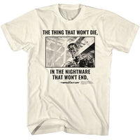 Thumbnail for TERMINATOR-TERMINATOR WONT DIE-NATURAL ADULT S/S TSHIRT