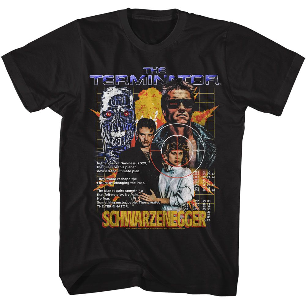 TERMINATOR-TERMINATOR YEAR OF DARKNESS-BLACK ADULT S/S TSHIRT