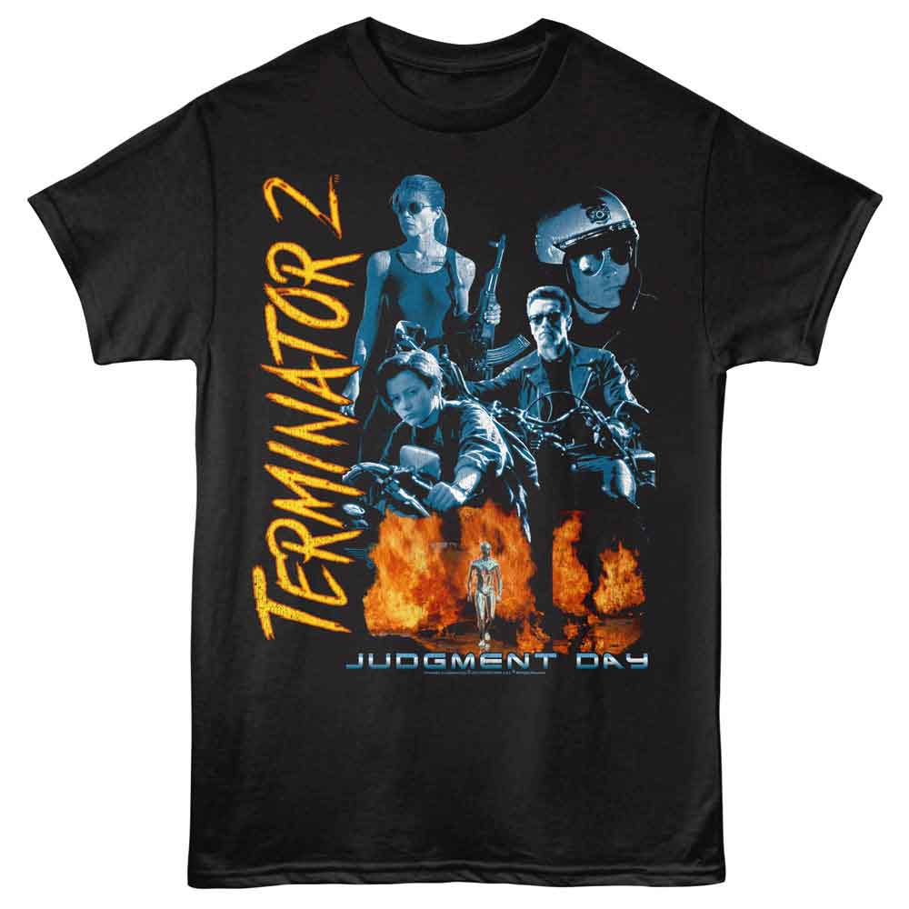 Terminator 2 - Fiery Collage T-Shirt