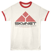 Thumbnail for Terminator 2 - T2 Skynet Logo Ringer Tee
