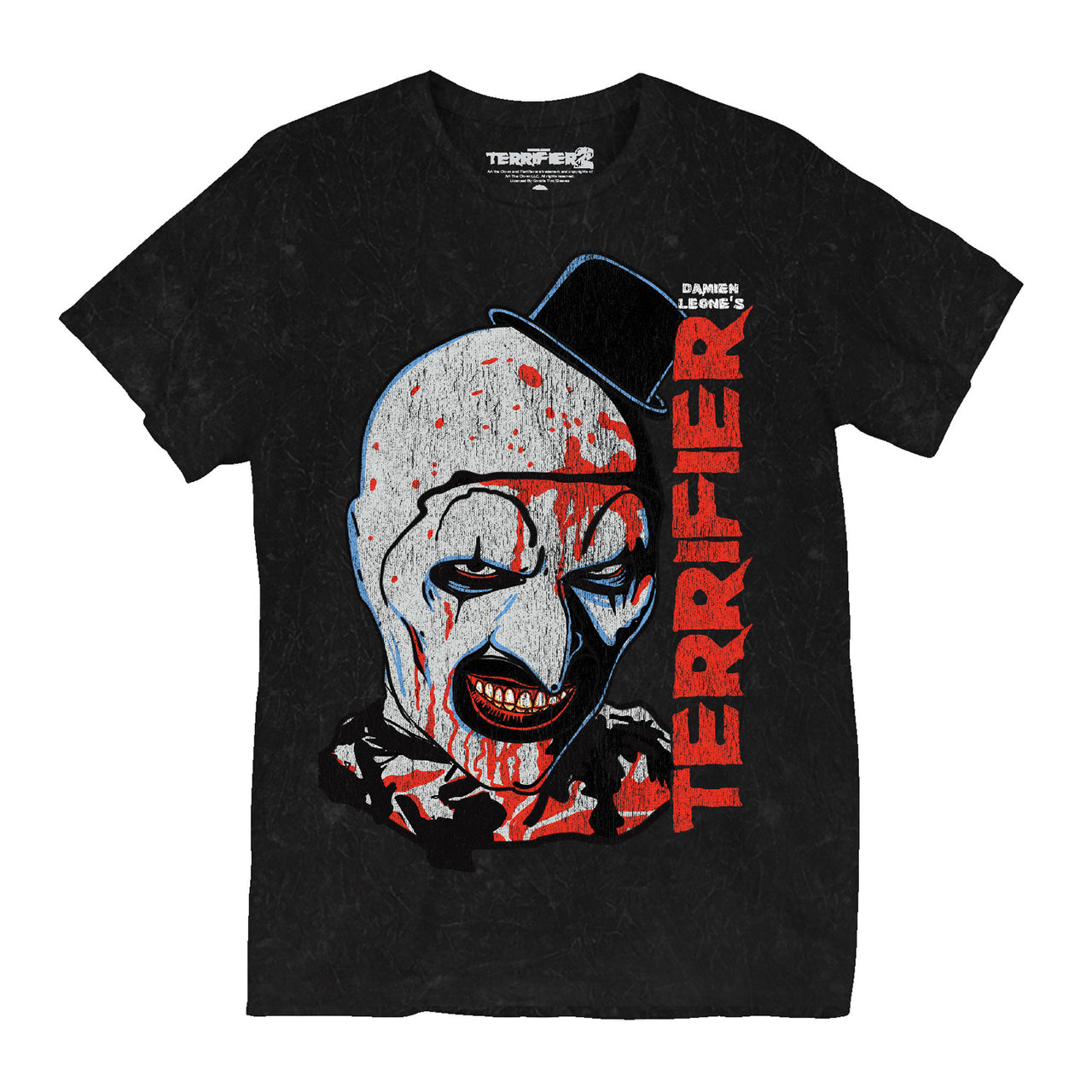 TERRIFIER - ART THE CLOWN MINERAL WASH TEE