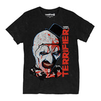 Thumbnail for TERRIFIER - ART THE CLOWN MINERAL WASH TEE