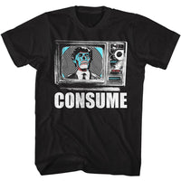 Thumbnail for THEY LIVE-THEY LIVE CONSUME-BLACK ADULT S/S TSHIRT