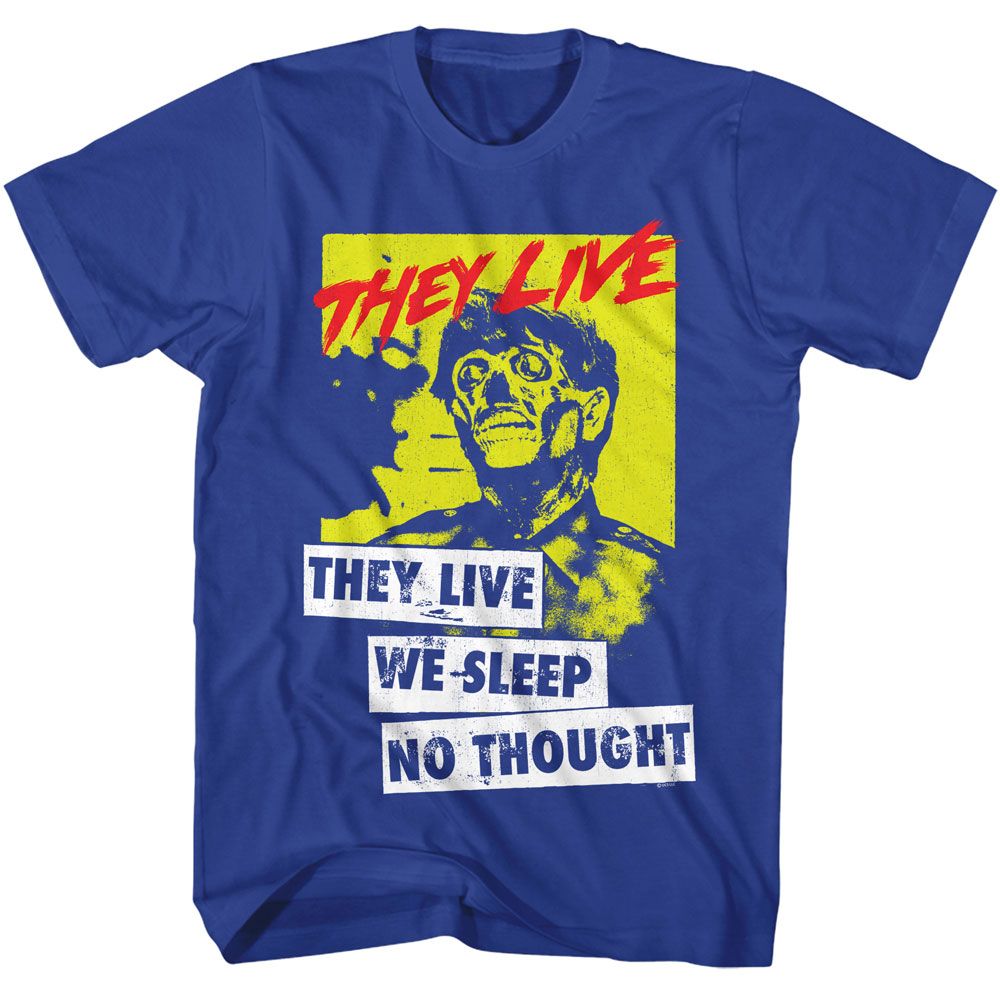 THEY LIVE-THEY LIVE WE SLEEP-ROYAL ADULT S/S TSHIRT