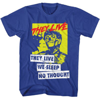 Thumbnail for THEY LIVE-THEY LIVE WE SLEEP-ROYAL ADULT S/S TSHIRT