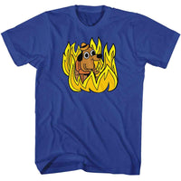 Thumbnail for THIS IS FINE-THIS IS FINE IN FLAMES-ROYAL ADULT S/S TSHIRT