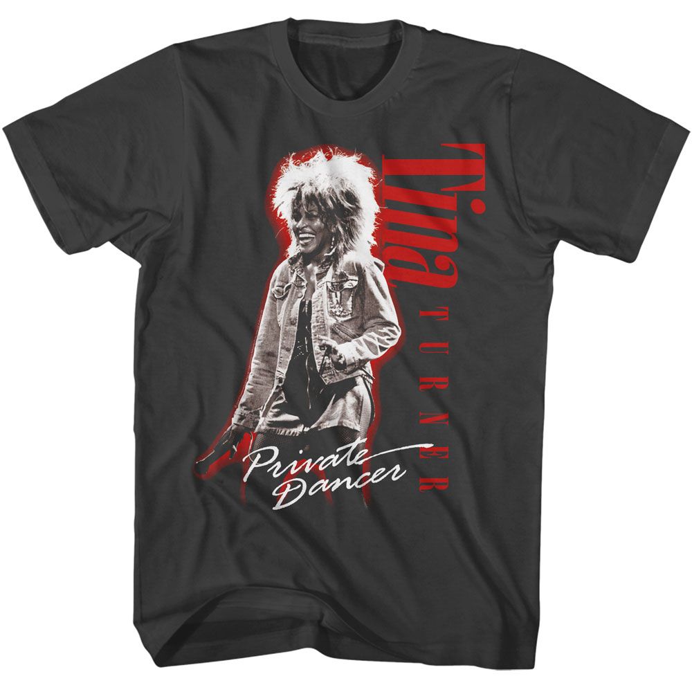 TINA TURNER-TINA TURNER PRIVATE DANCER-SMOKE ADULT S/S TSHIRT
