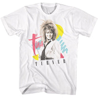 Thumbnail for TINA TURNER-TINA TURNER SHAPES-WHITE ADULT S/S TSHIRT