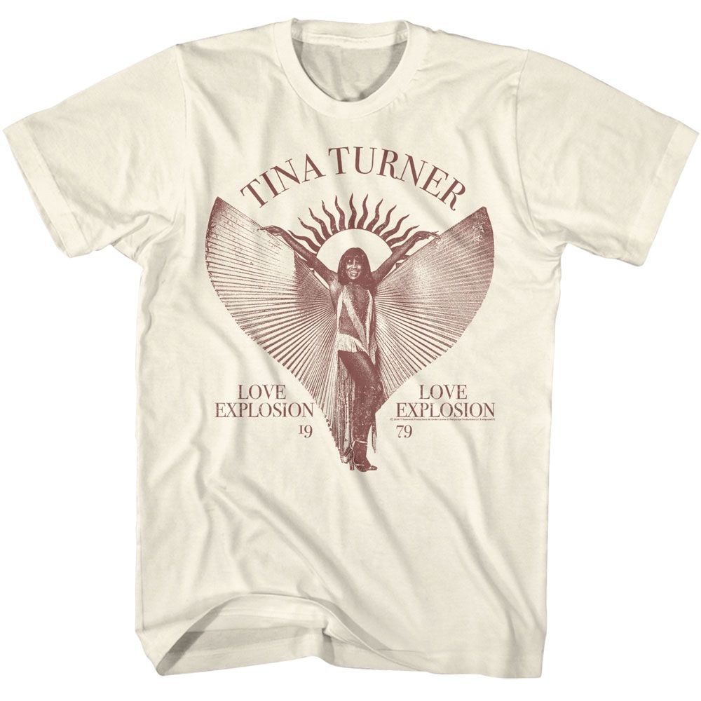 TINA TURNER-TINA TURNER LOVE EXPLOSION-NATURAL ADULT S/S TSHIRT