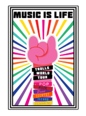 Trolls Music is Life MDF Wood Wall Art 13" x 19" – 4 pc ppk ($8.50 each)