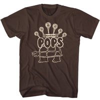 Thumbnail for TOOTSIE ROLL-TURTLE POPS-DARK CHOCOLATE ADULT S/S TSHIRT