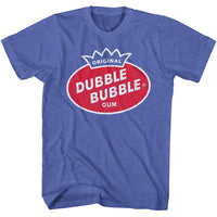 Thumbnail for TOOTSIE ROLL-DUBBLE BUBBLE VTG LOGO-ROYAL HEATHER ADULT S/S TSHIRT