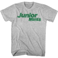 Thumbnail for TOOTSIE ROLL-JUNIOR MINTS LOGO-GRAY HEATHER ADULT S/S TSHIRT