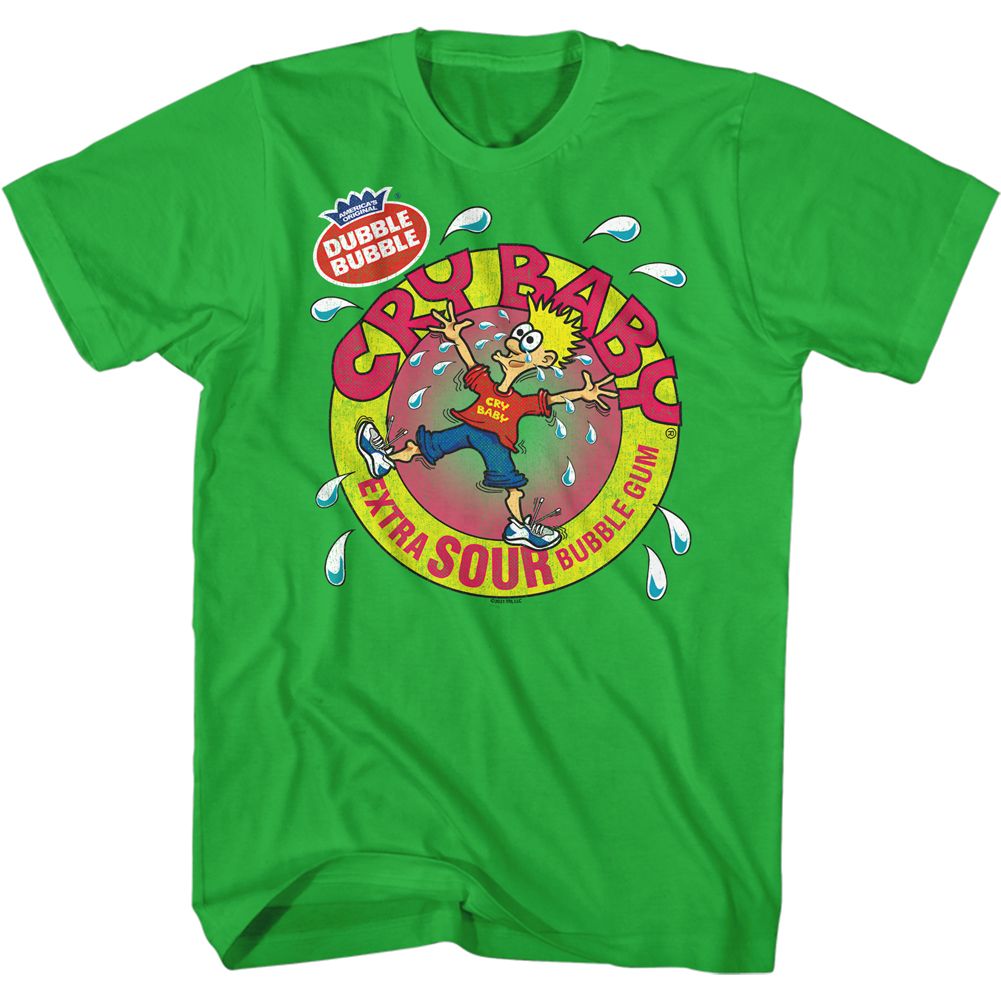 TOOTSIE ROLL-CRY BABY LOGO-KELLY ADULT S/S TSHIRT