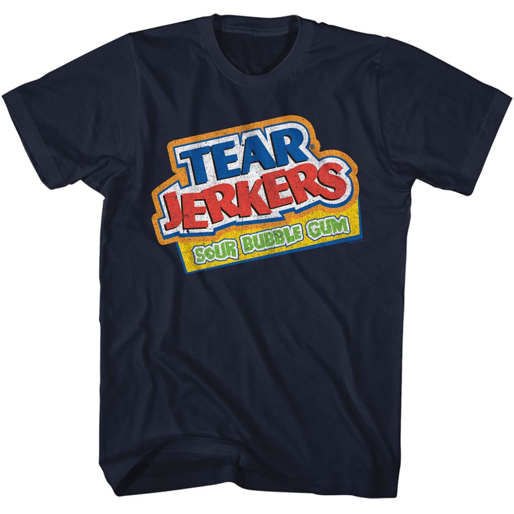 TOOTSIE ROLL-TEAR JERKERS LOGO-NAVY ADULT S/S TSHIRT