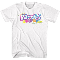 Thumbnail for TOOTSIE ROLL-RAZZLES LOGO-WHITE ADULT S/S TSHIRT
