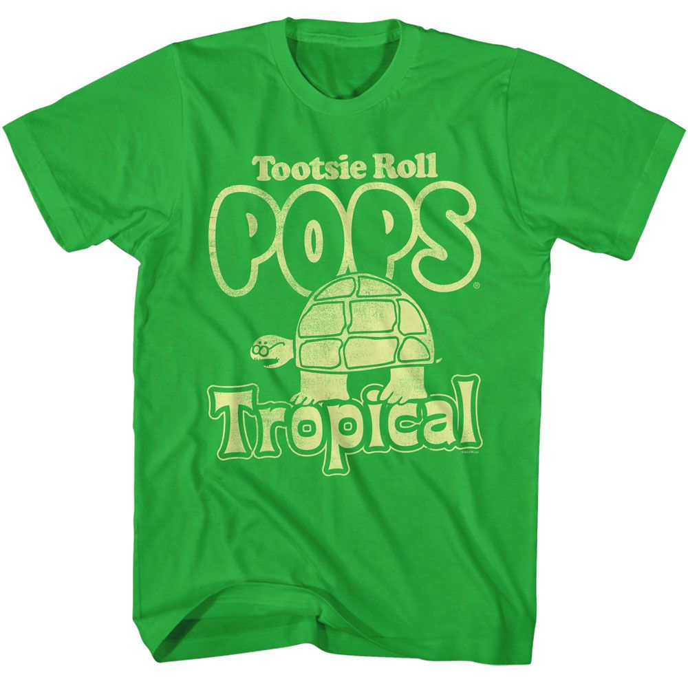 TOOTSIE ROLL-TOOTSIE ROLL MR TURTLE TROPICAL-KELLY ADULT S/S TSHIRT