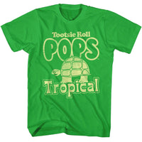 Thumbnail for TOOTSIE ROLL-TOOTSIE ROLL MR TURTLE TROPICAL-KELLY ADULT S/S TSHIRT